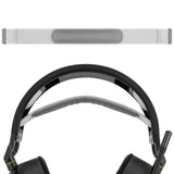 Geekria Flex Fabric Headband Pad Compatible with Corsair HS80 RGB, HS80 MAX, Headphones Replacement Band, Repair Part (White)