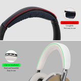 Geekria Headband Pad Compatible with Bowers & Wilkins Px8/ Px7S2/ Px7 S2e (Not Compatible with Px7/ Px7S3) Headphones, Replacement Band Repair Part (White)