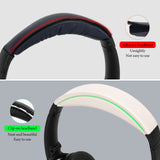 Geekria Headband Pad Compatible with Bose QuietComfort 35 ii Gaming, QC35 II, QC35, QC45, QC SE Headphones Replacement Band, Headset Head Top Cushion Cover Repair Part (Beige)