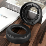 Geekria QuickFit Ear Pads Replacement for SONY PlayStation Platinum, PS4 Platinum Wireless Headphones (Not Compatible with PS Gold 2018), Repair Parts (Black)