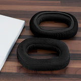 Geekria Comfort Mesh Fabric Replacement Ear Pads for Logitech G435 G335 Headphones Ear Cushions, Repair Parts