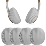 GEEKRIA 2 Pairs Flex Fabric Headphones Ear Covers, Washable & Stretchable Sanitary Earcup Protectors for On-Ear Headset Ear Pads, Sweat Cover for Warm & Comfort