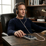 Geekria Apollo 3.5mm Male to Dual 2.5mm Male Headphone Upgrade Cable Compatible with HIFIMAN HE400S, HE-400i, HE560, HE350, HE1000 V2, 4-Core 6NOCC Copper Wire (4.9ft / 1.5m)