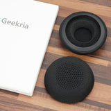 Geekria Comfort Mesh Fabric Replacement Ear Pads for Logitech Zone Wireless, Zone 900 (Do Not Fit Zone Wired/ 750/ Wireless 2) Headphones, Ear Cushions (Black)