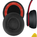 Geekria QuickFit Replacement Ear Pads for Beats Solo 3 (A1796), Solo 3.0 Wireless On-Ear Headphones Ear Cushions, Headset Earpads, Ear Cups Cover Repair Parts (Black)