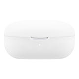 Geekria Silicone Case Cover Compatible with Soundcore by Anker P20i, p 20i True Wireless Earbuds, Protective Earphones Charging Port Accessible, Front LED Visible (White)
