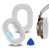 Geekria Sport Cooling-Gel Replacement Compatible Ear Pads for Bowers & Wilkins Px8, Px7S2 ( Do Not Fit Px7, Px7S2e) Headphones, Ear Cushions (White)