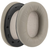 Geekria Elite Sheepskin Replacement Ear Pads for Sony WH-1000XM4 Headphones Ear Cushions, Repair Parts (Silver)