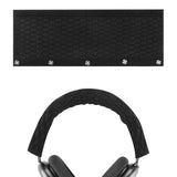 Geekria Knit Fabric Headband Cover Compatible with Cushion Apple AirPods Max Headphones, Head Top Cushion Pad Protector, Sweat Cover, Replacement Repair Part, Easy DIY Installation (Black L)