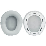 Geekria QuickFit Replacement Ear Pads for JBL Quantum 100 Headphones Ear Cushions, Repair Parts (Light Grey)