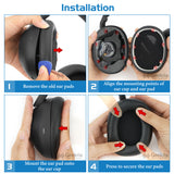 Geekria Sport Cooling-Gel Replacement Ear Pads for Sony WH-1000XM6 Headphones Ear Cushions, Repair Parts (Black)