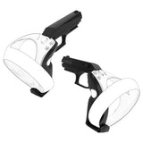 Geekria VR Game Gun Controller Cover Compatible with SONY PlayStation PSVR 2 Shooting Bracket Stand, Shooting Game Handle Accessories, Durable Hard Shell Anti-Slip Grip Protector