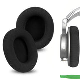 Geekria Comfort Mesh Fabric Replacement Ear Pads for OneOdio A70, A71 Over-Ear Headphones Ear Cushions, Headset Earpads, Ear Cups Cover Repair Parts ( Black )