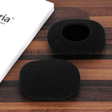 Geekria Comfort Foam Ear Pads Compatible with BlueParrott B350-XT (204260) Headphones, Replacement Cushions with Mic Windscreen Cover (Black)