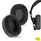 Geekria Comfort Velour Replacement Ear Pads for ATH M50X, M50XBT, M50x ENSO, M50XBT2, M50, M40X, M30, M20, M10, Logitech G Pro X/ Pro X2 Headphones Ear Cushions (Black)