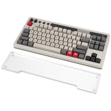 Geekria Acrylic TKL Keyboard Wrist Rest, for 80% Layout 87 Key Mechanical Gaming Keyboard.Ergonomic for Easy Typing Pain Relief Compatible with Razer TKL Keyboard, Logitech TKL Keyboard (Frosted)
