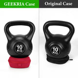 Geekria Shield Headphones Case Compatible with Beats Solo HD/4/3/2/ Pro Wireless, Replacement Hard Shell Travel Carrying Bag with Cable Storage (Red)