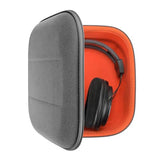 Geekria Shield Headphones Case Compatible with AKG K 240, K 92, Q701, K 712 Pro, K 702, K 701, N90Q, Replacement Hard Shell Travel Carrying Bag with Cable Storage (Microfiber Grey)