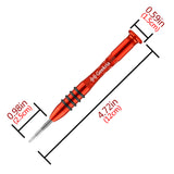 Geekria Replacement Headband Tool Compatible with Beats Studio3 Wireless, Studio2, Studio 1.0 Headphones, 10 Pcs Replacement Screws + Screwdriver Tool Kit / Headset Headband Repair Tool (Red)