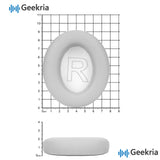 Geekria QuickFit Replacement Ear Pads for Anker Soundcore Life Q20, Q20+, Q20i, Life 2 (Not Fit for Life 2 Neo) Headphones, Repair Parts (Grey)
