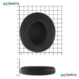 Geekria Sport Cooling Gel Replacement Ear Pads for SONY MDR-7506, MDR-V6, MDR-V7, MDR-CD900ST Headphones Ear Cushions, Repair Parts (Black)