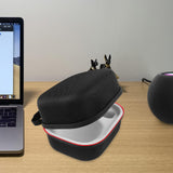 Geekria Hard Shell Speaker Case Compatible with Apple HomePod Mini, Replacement Portable Speakers Travel Carrying Bag (Black)