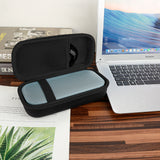 Geekria Shield Speaker Case Compatible with Bose SoundLink Flex 2 Bluetooth, Replacement Hard Shell Portable Speaker Protective Carrying Bag with Cable Storage (Black)