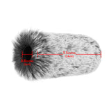 Geekria for Creators Furry Windscreen for 0.8'' (20mm) Diameter Shotgun Microphone, Mic DeadCat Wind Cover Muff, Windbuster, Fluff Cover Windshield Compatible with BOYA, Rode (14cm / 2 Pack)