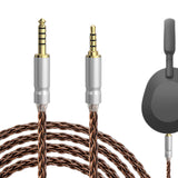 Geekria Apollo 6NOCC Copper Upgrade Audio Cable Compatible with Sony WH-1000XM6/1000XM5/1000XM4, 4.4mm to 3.5mm Replacement Headphones Cord (9.8ft / 3m)