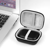 Geekria Shield Earbuds Case Compatible with Echo Buds 2023 Wireless Earbud, Replacement Hard Shell Travel Carrying Bag with Cable Storage (Dark Grey)