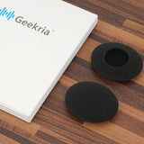 Geekria Comfort Foam Replacement Ear Pads Compatible with Logitech OEM PC 860 Stereo Headphones, Ear Cushions (2 Pairs/ Black)