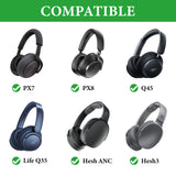 Geekria Shield Headphones Case Compatible with Sony WH-1000XM5, Bose QC Ultra II/Ultra, Soundcore Q20i and More, Replacement Hard Shell Travel Carrying Bag with Cable Storage (Dark Grey)