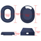 Geekria Silicone Headphone Cover Kits Compatible with Sony WH-1000XM5, WH1000XM5 Wireless Headphones, Scratch Protection Case / Earpieces Cover / Headband Cover / Skin Protector (Blue)