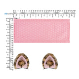 Geekria NOVA Knit Fabric Headband Cover + Cat Ears Attachment Compatible with Razer, SteelSeries, HyperX, Sennheiser, ASTRO, Sony, Logitech, ATH Headphones, Sweat Cover (Leopard Print Pink)