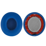 Geekria Replacement Ear Pads Compatible with Beats Solo 2 Wireless (B0534) (Not Compatible with Beats Solo2 Wired) On-Ear Headphones Ear Cushions (Blue)