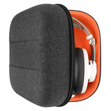 Geekria Shield Headphones Case Compatible with Sennheiser HD820, HD800S, HD800, HD700, HD599SE Case, Replacement Protective Hard Shell Travel Carrying Bag with Accessories Storage ( Dark Grey)