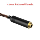 Geekria Apollo 6NOCC 4.4mm Balanced Cable Single Crystal Copper Upgrade Extension cord, 4.4mm Male to Female Replacement Cord for HiFi Headset (9.8ft / 3m)