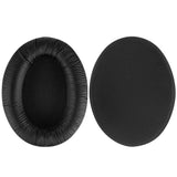 Geekria QuickFit Leatherette Replacement Ear Pads for Sennheiser HD180, HD201, HD449 Headphones, Ear Cushions, Repair Parts (Black)