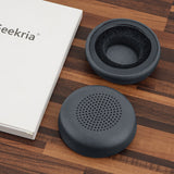 Geekria Replacement Ear Pads for Logitech Zone Wireless/Plus/900 Headset (Do Not Fit Zone Wired/750/Wireless 2) Headphones Ear Cushions (Titanium)