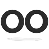 Geekria Comfort Mesh Fabric Replacement Ear Pads for Sony PlayStation Pulse Elite Headphones Ear Cushions, Headset Earpads, Ear Cups Cover Repair Parts (Black)