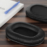 Geekria Leatherette Replacement Ear Pads for SONY MDR-7506, MDR-V6, MDR-V7, MDR-CD900ST Headphones Ear Cushions, with Video Guide (Black)