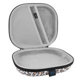 Geekria NOVA On-Ear Headphones Case Compatible with JBL Tune 510BT/660NC/560BT/500BT, Jr 310BT, Replacement Hard Shell Travel Carrying Bag with Cable Storage (Leopard Print)