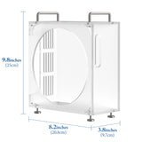 Geekria Chassis Stand, Compatible with Apple Mac Studio for M1/M2/M4 Max, M1/M2/M3 Ultra. Acrylic Computer Case Holder, Mount, Desktop Accessories, Optimized Heat Dissipation (Frosted)