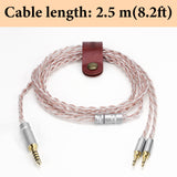 Geekria Apollo 4.4mm Balanced Male to Dual 2.5mm Male Headphone Upgrade Cable Compatible with HIFIMAN HE400S, HE-400i, HE560, HE350, HE1000 V2, 4-Core 6NOCC Copper Wire (8.2FT / 2.5M)