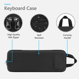 Geekria Keyboard Hard Shell Travel Case Compatible with Logitech MX Keys Mini + MX Master 4 / 3S, Computer Keyboard and Mouse Combo Carrying Bag (Dark Grey)