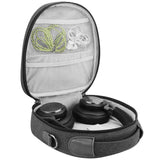 Geekria Headphones Pouch Compatible with Sennheiser PXC 550, Bose QC Ultra/45/35 Series II, Soundcore Q11i, Replacement Protective Travel Carrying Bag with Cable Storage (Grey)
