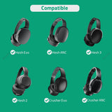 Geekria Audio Cable with Mic Compatible with Skullcandy Hesh Evo/ANC/3, Crusher Wireless, Venue, Riff 2, 3.5mm Aux Replacement Stereo Cord with Inline Microphone (4 ft / 1.2 m)