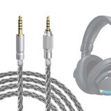 Geekria Apollo Silver-Plated Upgrade 4.4mm to 3.5mm Audio Cable Compatible with Sony MDR-M1ST MDR-MV1 MDR-M1 Headphones Replacement Cord With Threaded Knob Locking Device (9.8ft / 3m)