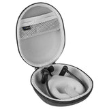Geekria Shield Bone Conduction Headphones Case Compatible with Rumatas, Wigfar, Eyancotoi, PURERINA and More, Replacement Hard Shell Travel Carrying Bag with Cable Storage (Dark Grey)