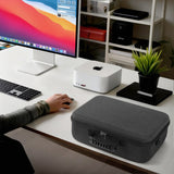 Geekria Hard Shell Case Compatible with Apple Mac Studio M1/M2/M3/M4 Max, Ultra, Desktop Computer Travel Carrying Bag (Dark Grey)
